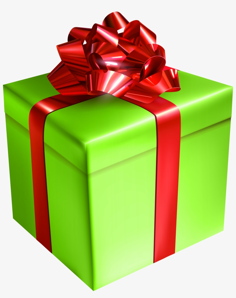 Green Gift Tree Png Clip Art, transparent png download