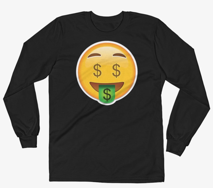 Men's Emoji Long Sleeve T Shirt - Infamous T Shirt, transparent png download