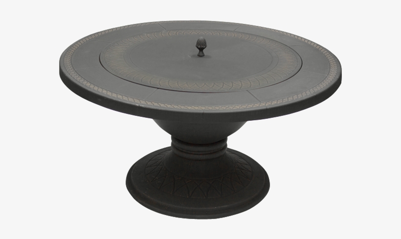 Dagan Bronze Outdoor Fire Pit Table, 42 Inch Diameter, - Wood Burning Fire Pit Table With Cover, transparent png download