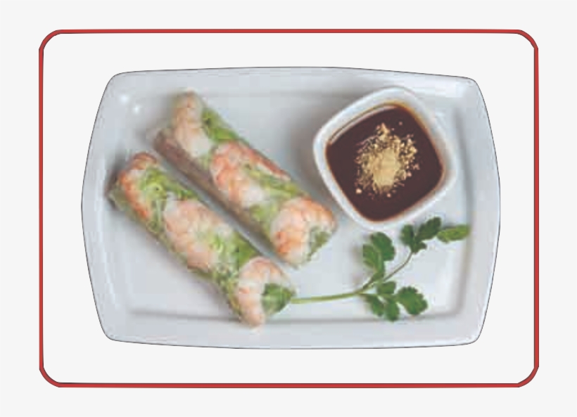 Fresh Spring Rolls - Rice Noodle Roll, transparent png download