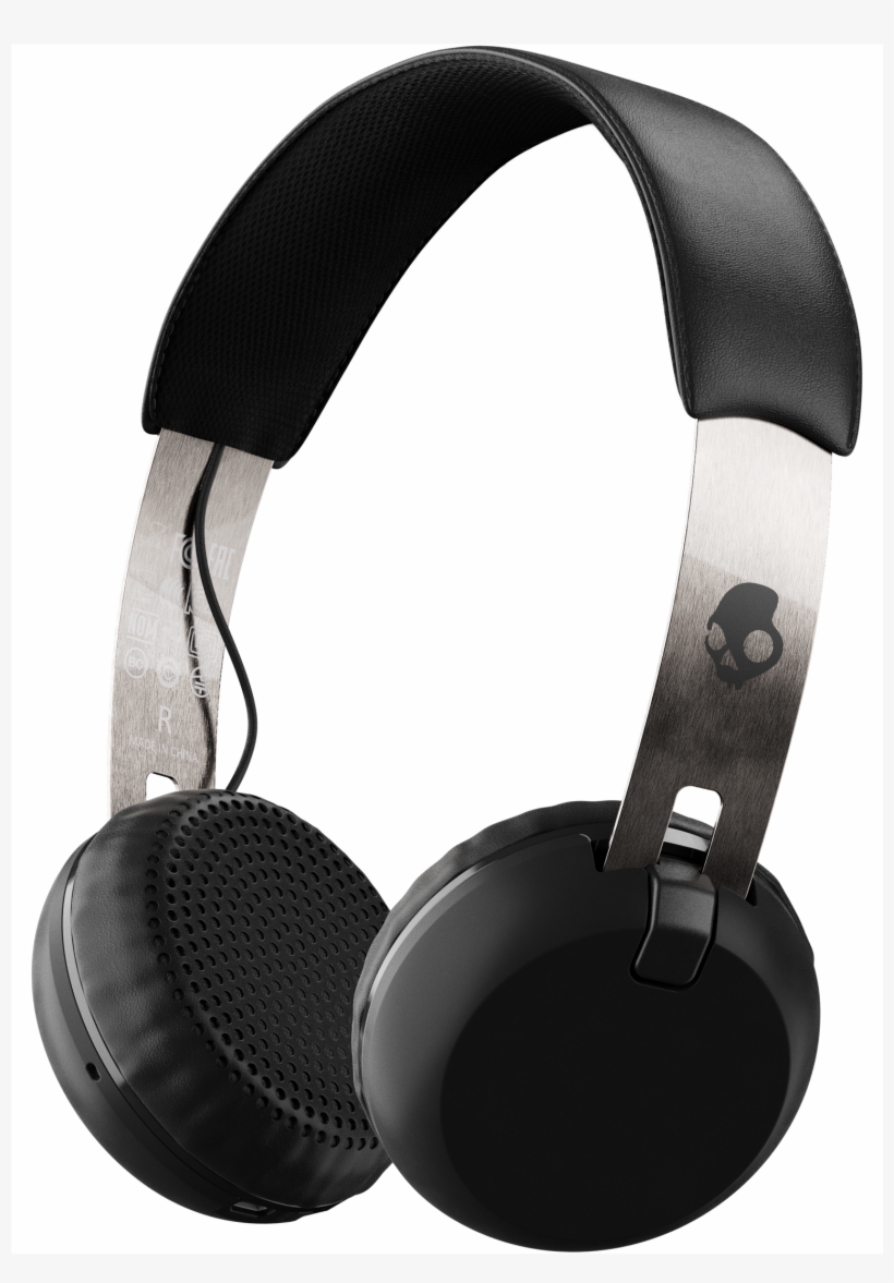 Skullcandy Grind Wireless Headphones - Skullcandy Grind Wireless Black, transparent png download