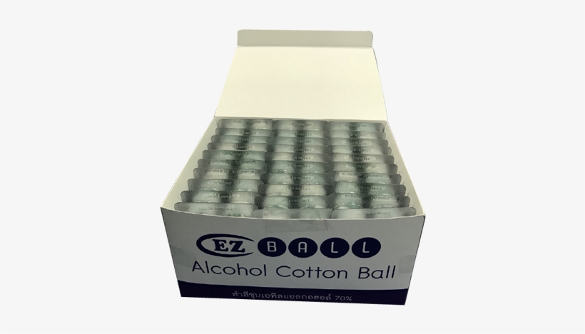 Ez Ball Alcohol Cotton Ball - Carton, transparent png download