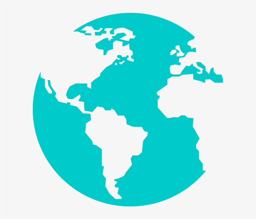 In The True Sense - World Map, transparent png download