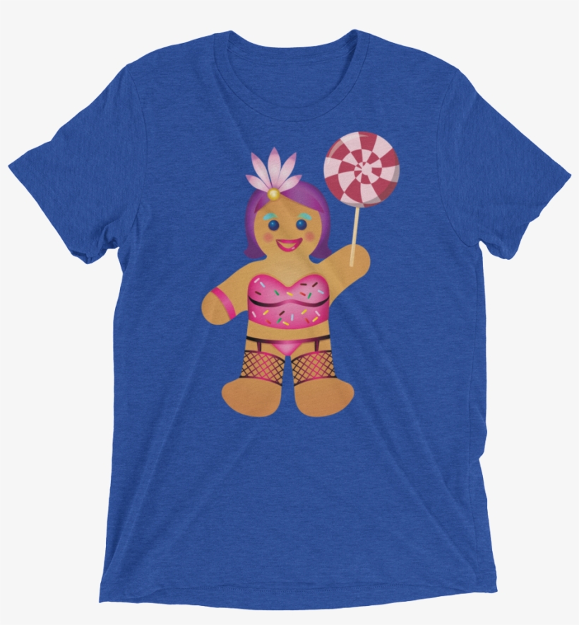 Gingerbread Drag Queen Triblend T Shirt Swish Embassy - Shirt, transparent png download