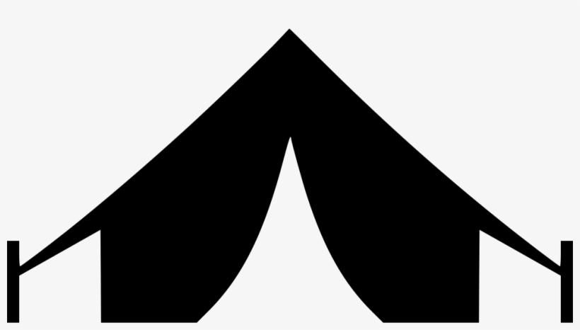 Png File - Tent Black And White Png, transparent png download