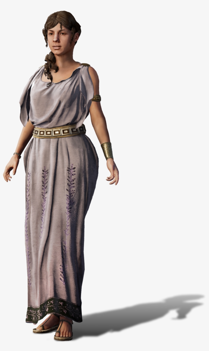 Acodiscoverytour Posing Greeknoblewoman 180213 6pmparistime - Standing, transparent png download