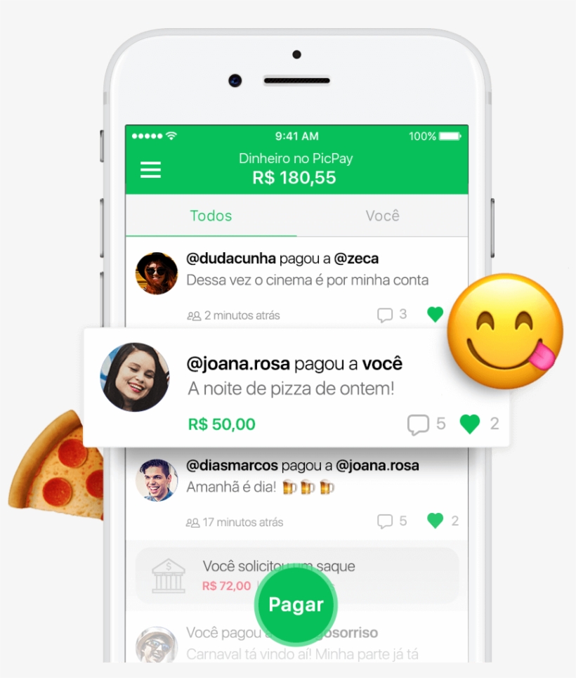 O Seu Dinheiro Evoluiu - Dinheiro No Picpay, transparent png download