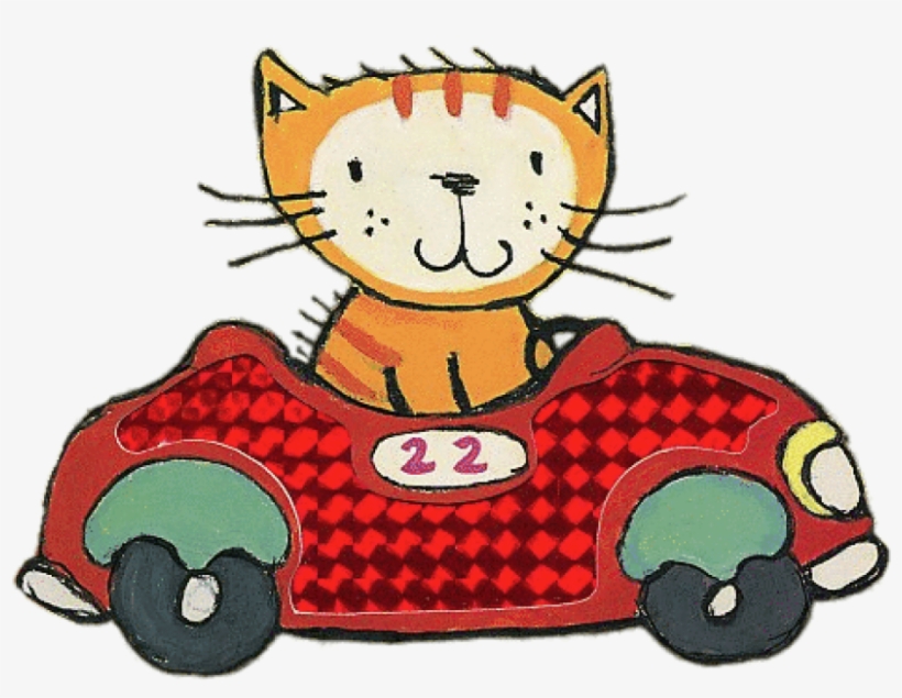 Free Png Download Poppy Cat In A Car Clipart Png Photo - Cartoon, transparent png download