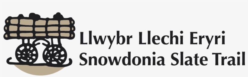 Llwybr Llechi Eryri • Snowdonia Slate Trail - Sign, transparent png download
