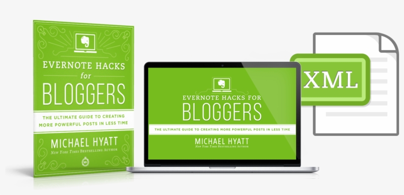Evernote Hacks Mockup - Graphic Design, transparent png download