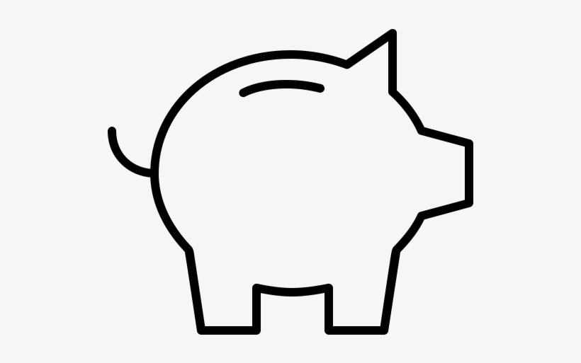 Piggy Bank By Throwaway Icons From Noun Project, transparent png download