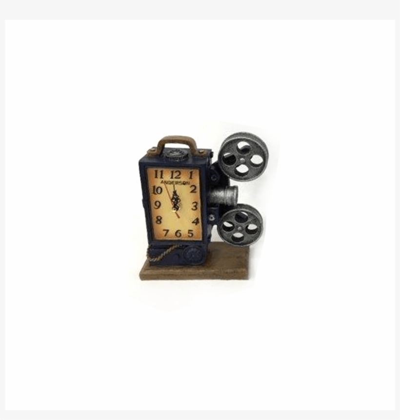 Image Decorative Table Clock Camera Old Film - Alarm Clock, transparent png download
