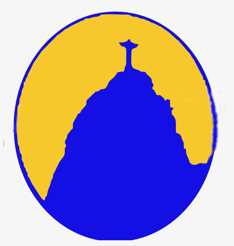 Logo Tem Azul Combr- Cristo Alta Resolução Png - Corcovado, transparent png download