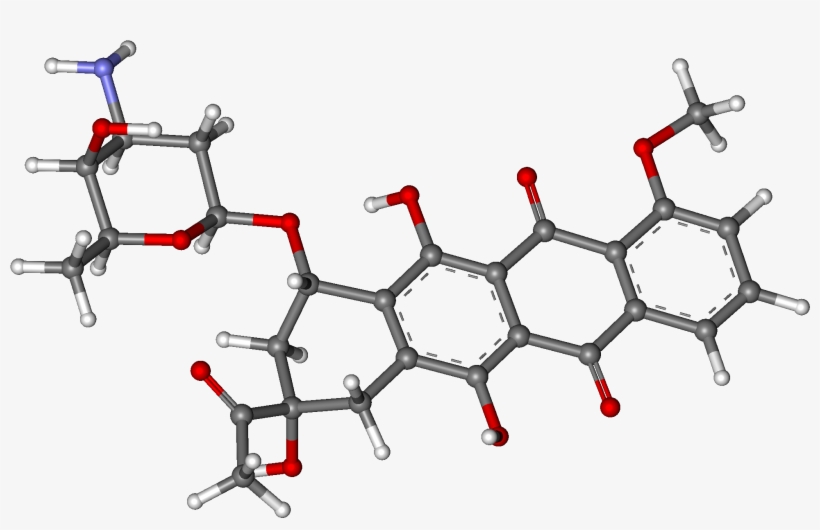 Daunorubicin - Diagram, transparent png download