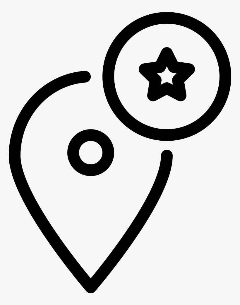 Waypoint Star Icon - Circle, transparent png download