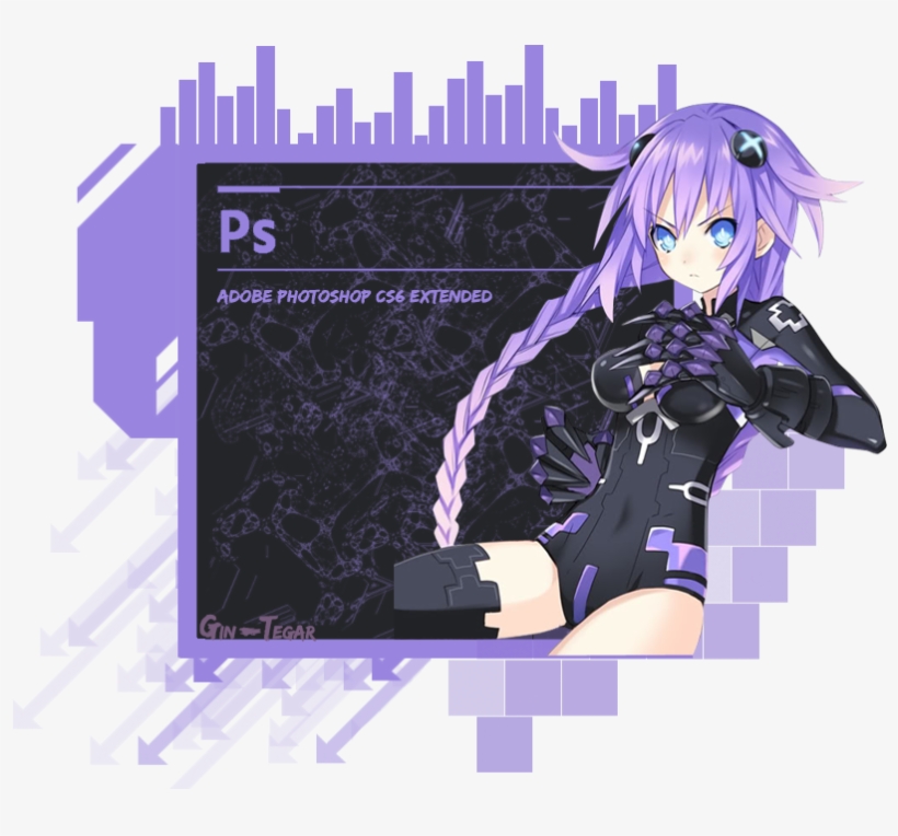 Png Animé Photoshop - Hyperdimension Neptunia, transparent png download
