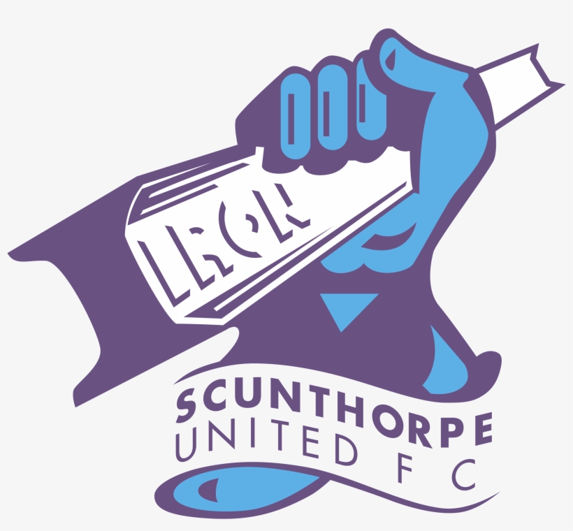Scunthorpe United Fc Logo Png Transparent - Scunthorpe United Fc Badge, transparent png download