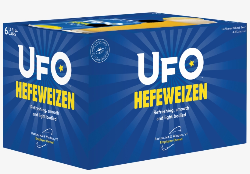 Ufo Hefeweizen 6-pack Cans, Pdf - Banner, transparent png download