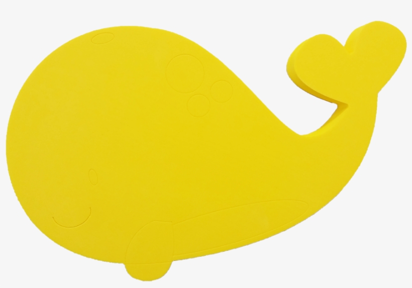 Mitch The Whale™ Foam Pool Mat 36" X 22" X - Foam Whale, transparent png download