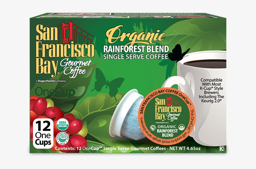 Rainforest Blend Coffee - San Francisco Bay French Roast, transparent png download
