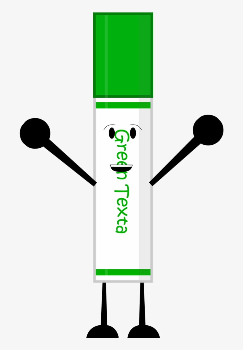 Green Texta Pose - Te Extraño Amor Emo, transparent png download