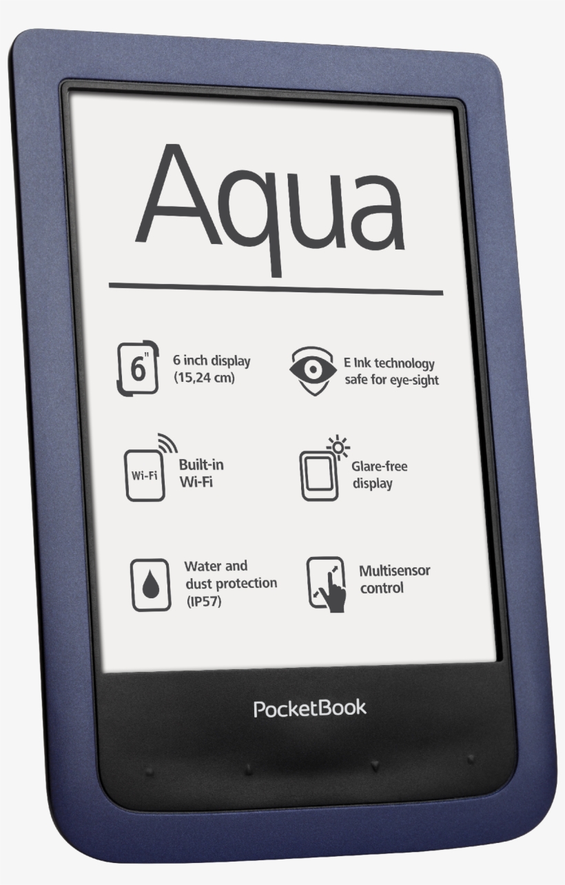 A Reliable Companion To Let You Read Anytime, Anywhere - Pocketbook Aqua 640, transparent png download