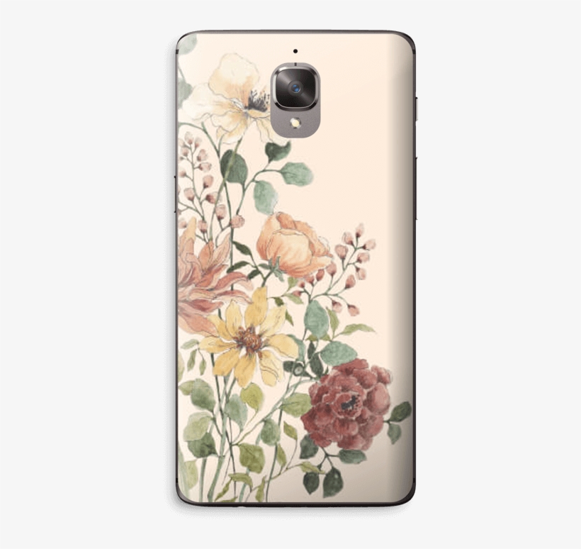 Wild Flowers Skin Oneplus 3t - Flower, transparent png download