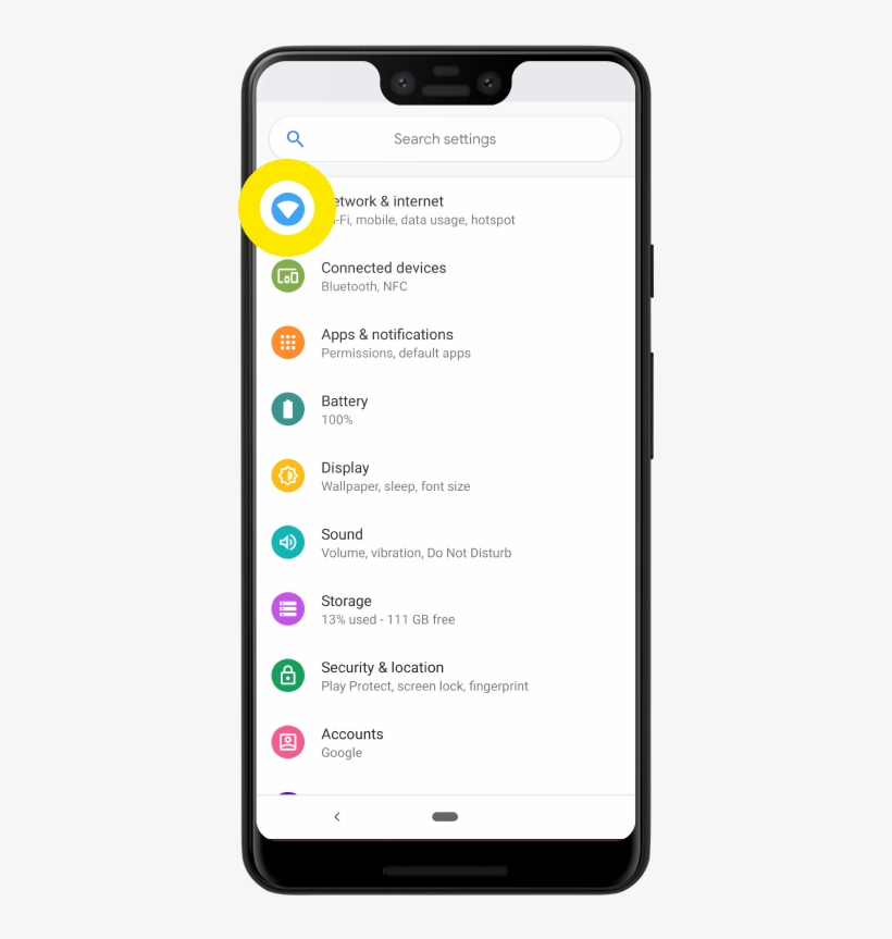 From Network & Internet, Tap On Mobile Network - Smartphone, transparent png download