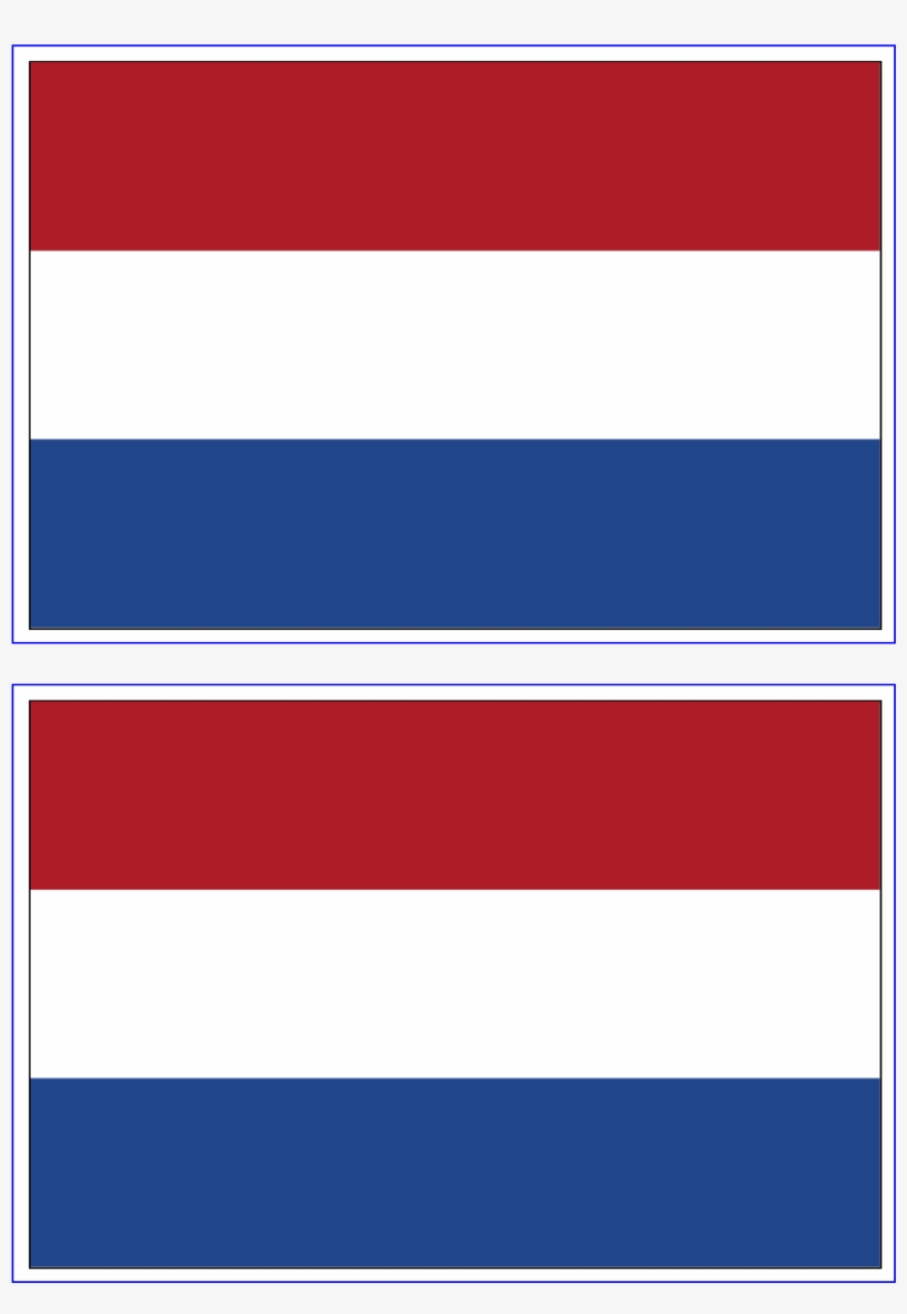 Netherlands Flag - Netherlands Flag Printable, transparent png download