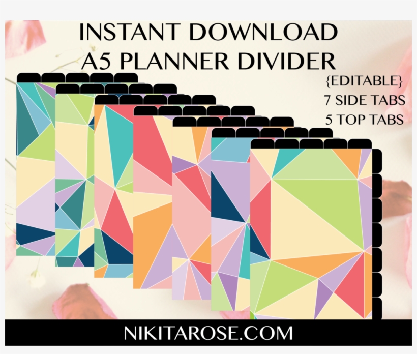 A5 Dividers - Graphic Design, transparent png download