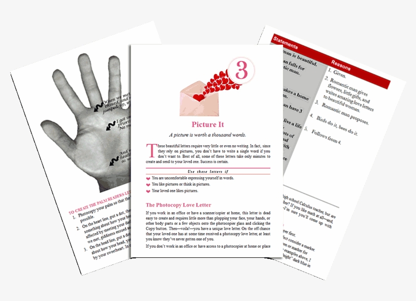 Example Pages From The Big Book Of Love Letters - Brochure, transparent png download