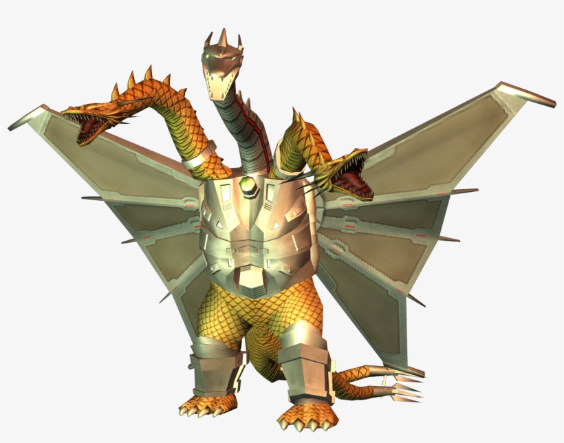 Mecha-king Ghidorah - Breastplate, transparent png download
