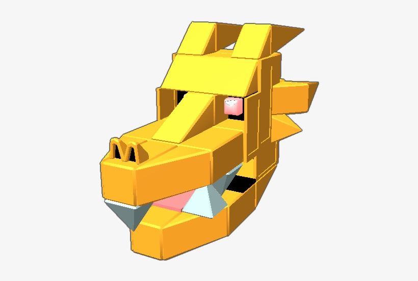 This Is My Model Of One Of King Ghidorah's Heads - Illustration, transparent png download