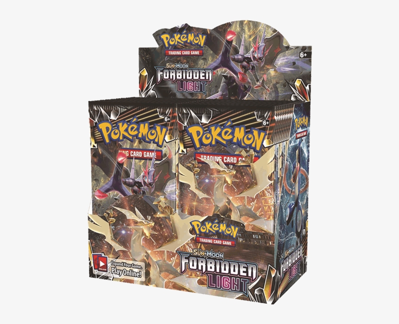 Sun & Moon Forbidden Light Booster Box - Pokemon Card Forbidden Light, transparent png download
