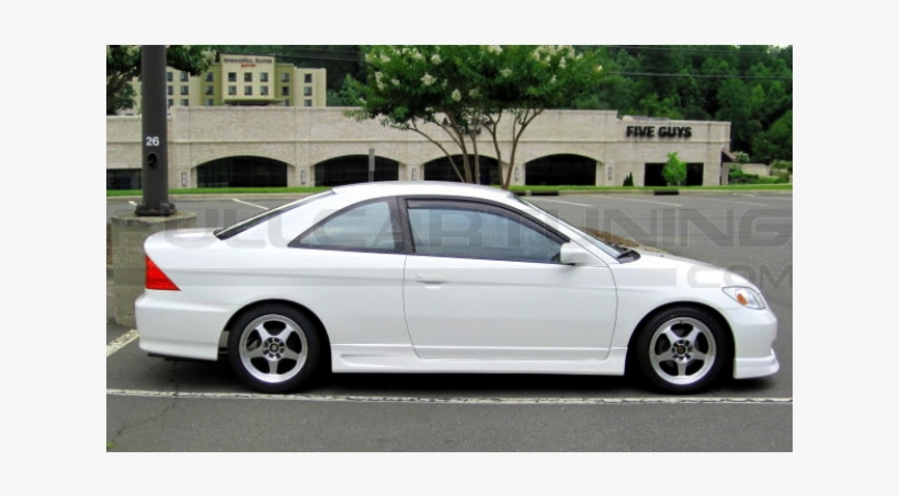 Sk-import Jdm Style Side Window Visor Smoke Honda Civic - Coupé, transparent png download