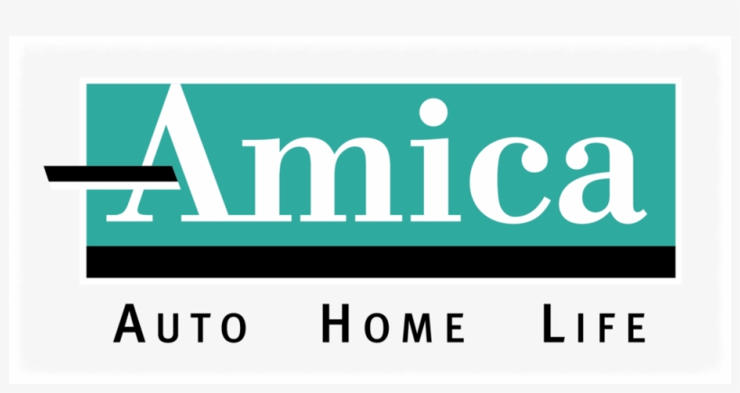 Color Amica Logo Black Ahl 2c - Amica Mutual Insurance Logo, transparent png download