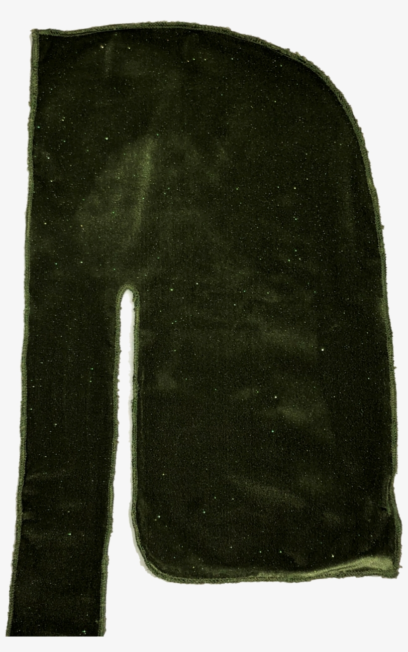 Green Sparkle Velvet Durag, transparent png download