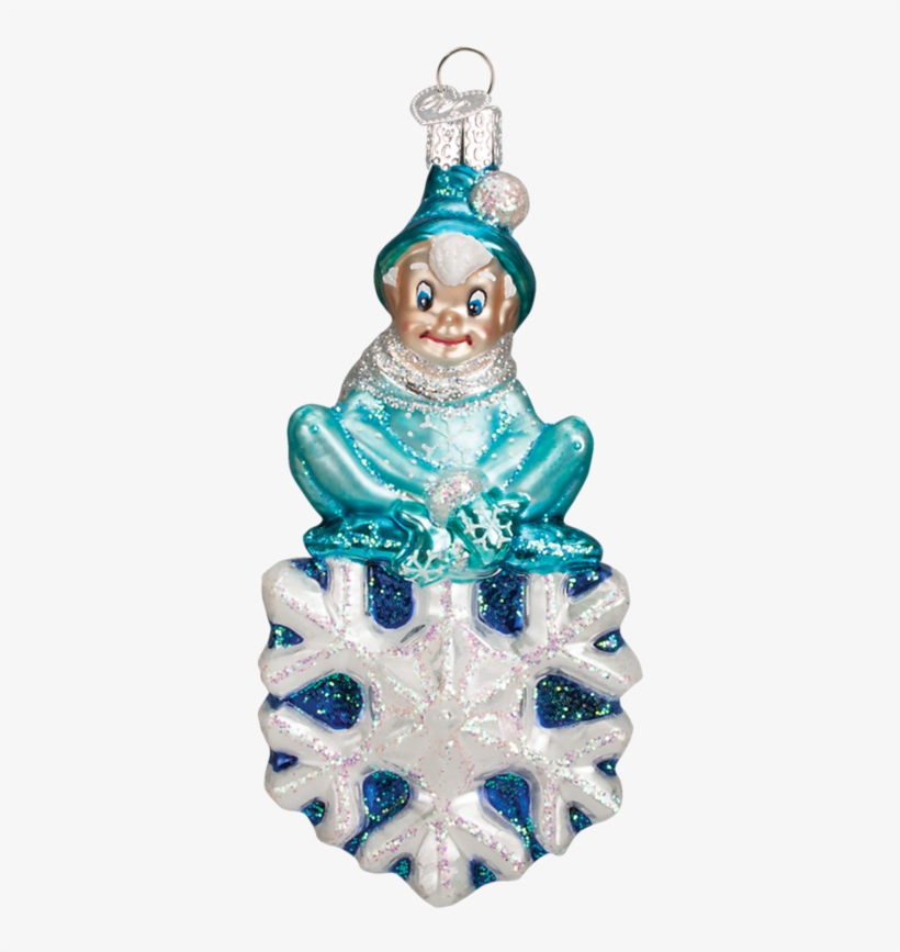Old World Christmas Jack Frost Glass Ornament, Owc-old - Christmas Ornament, transparent png download