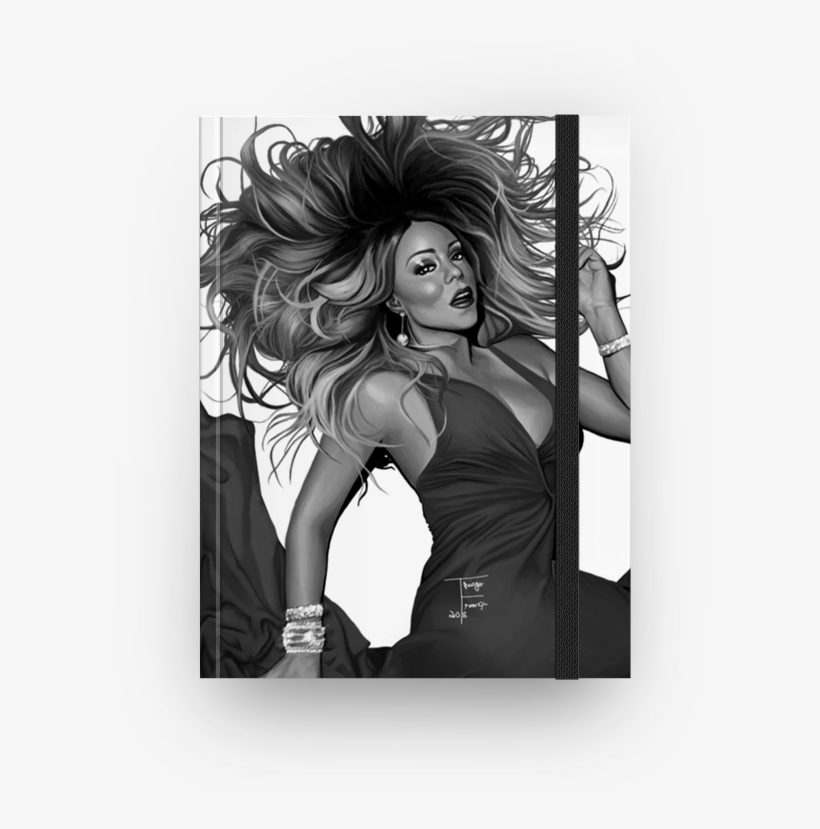 Caderno Mariah Carey - Illustration, transparent png download