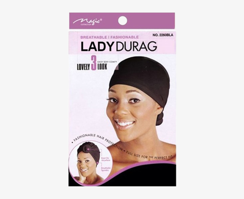 Touca Breathable Lady Durag Magic Collection - Do-rag, transparent png download