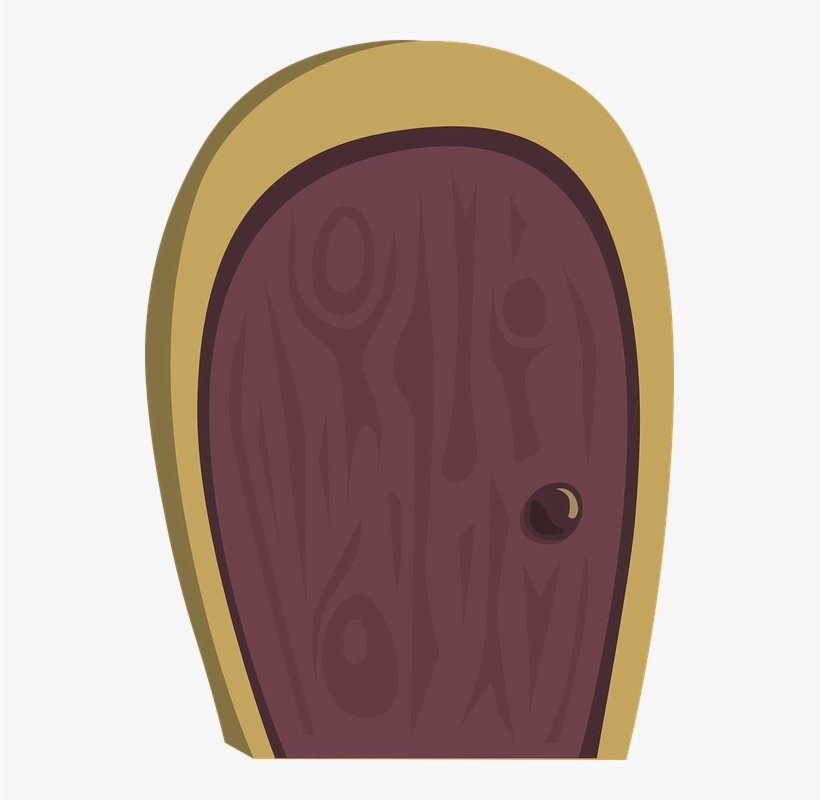 Door, Oval, Purple, Entry, Doorway, Enter, Entrance - Desenho Porta De Madeira Png, transparent png download