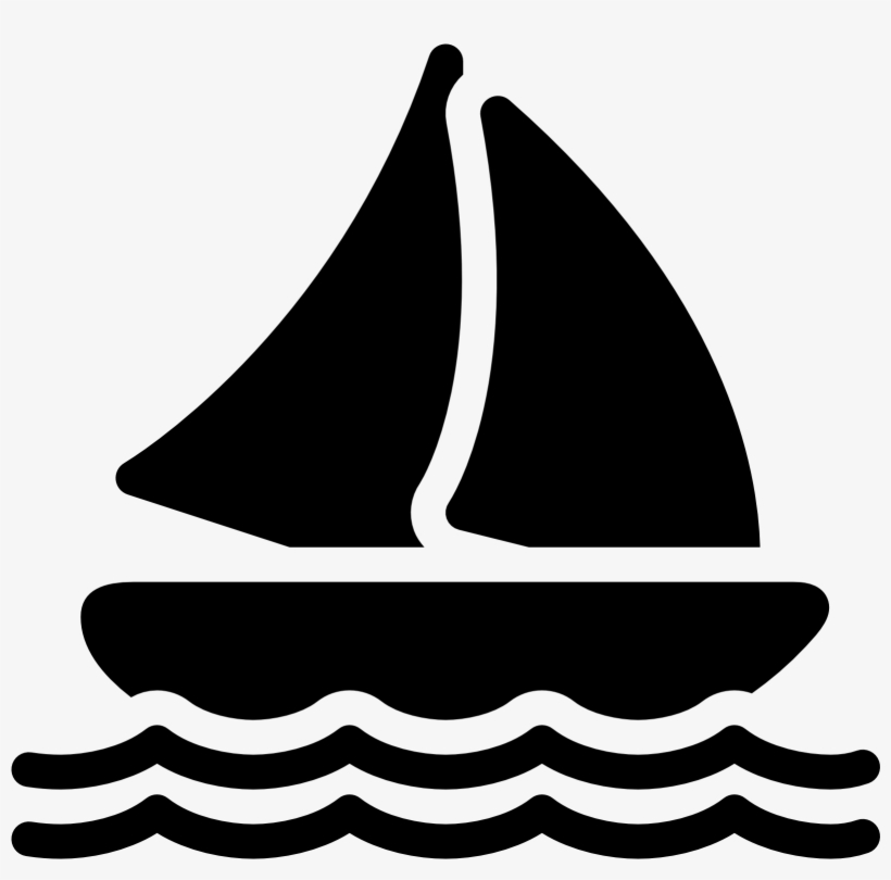 Boat Icon Pngimgkid Com The Image Kid Has It - Transportasi Clip Art Black White, transparent png download