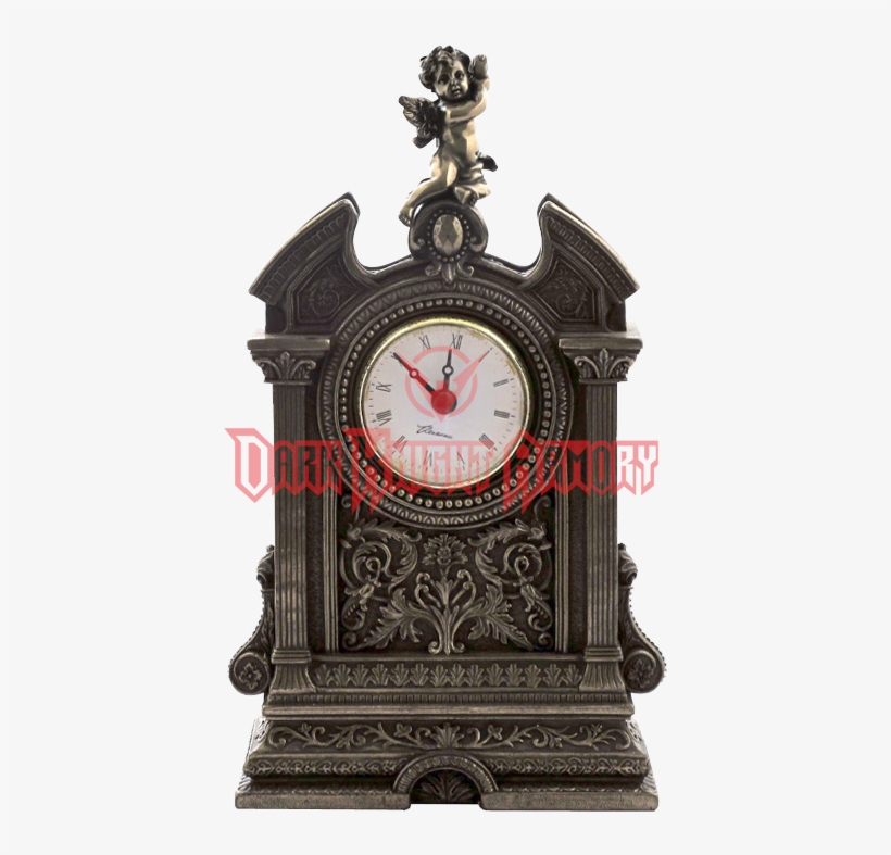 Baroque Cherub Shelf Clock - Quartz Clock, transparent png download