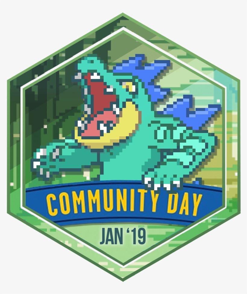 Badge-large - Feraligatr Sprite, transparent png download