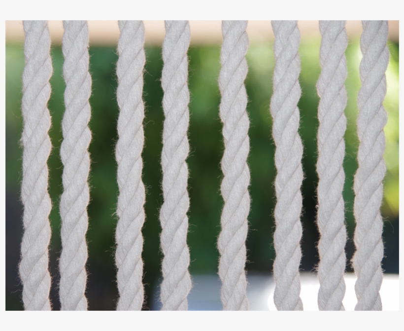 Pillar Products 90 X 200cm Natural Nautica Door Curtain - Black Cord Fly Screen, transparent png download