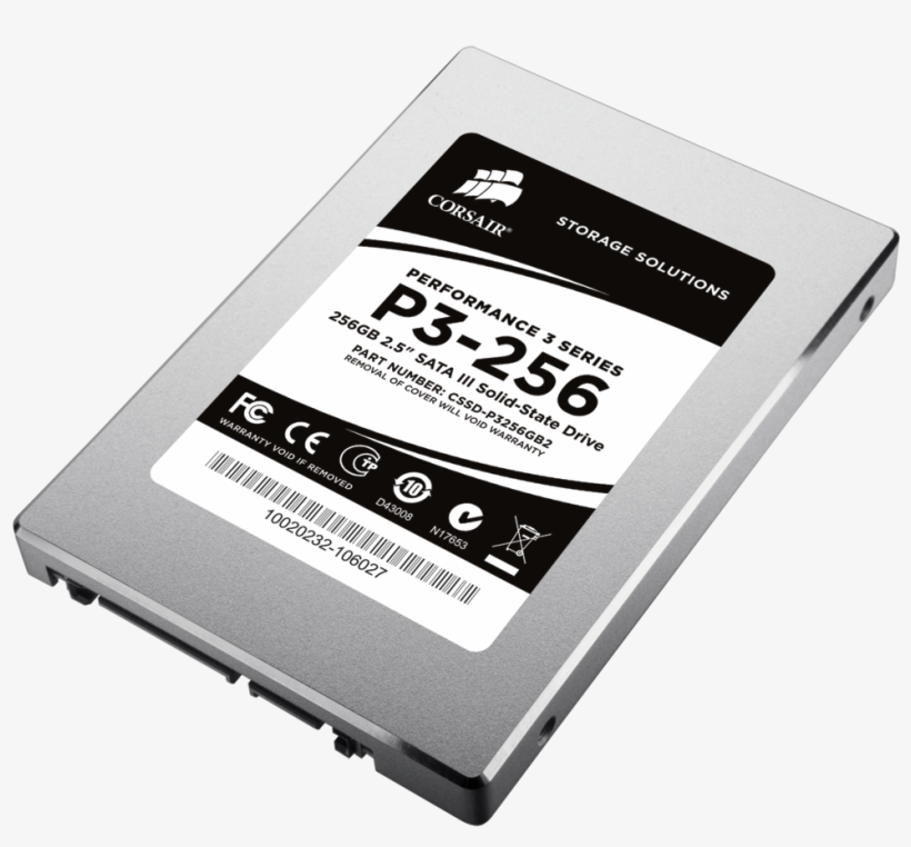 Corsair Announces New Performance 3 Line Of Ssds - Solid-state Drive, transparent png download