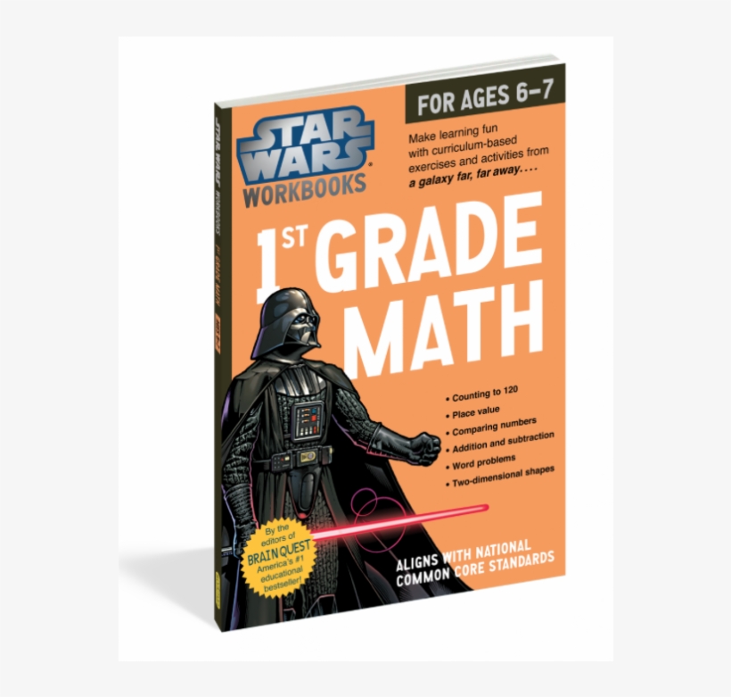 9780761178088 Star Wars Workbook Math Workman - Darth Vader, transparent png download
