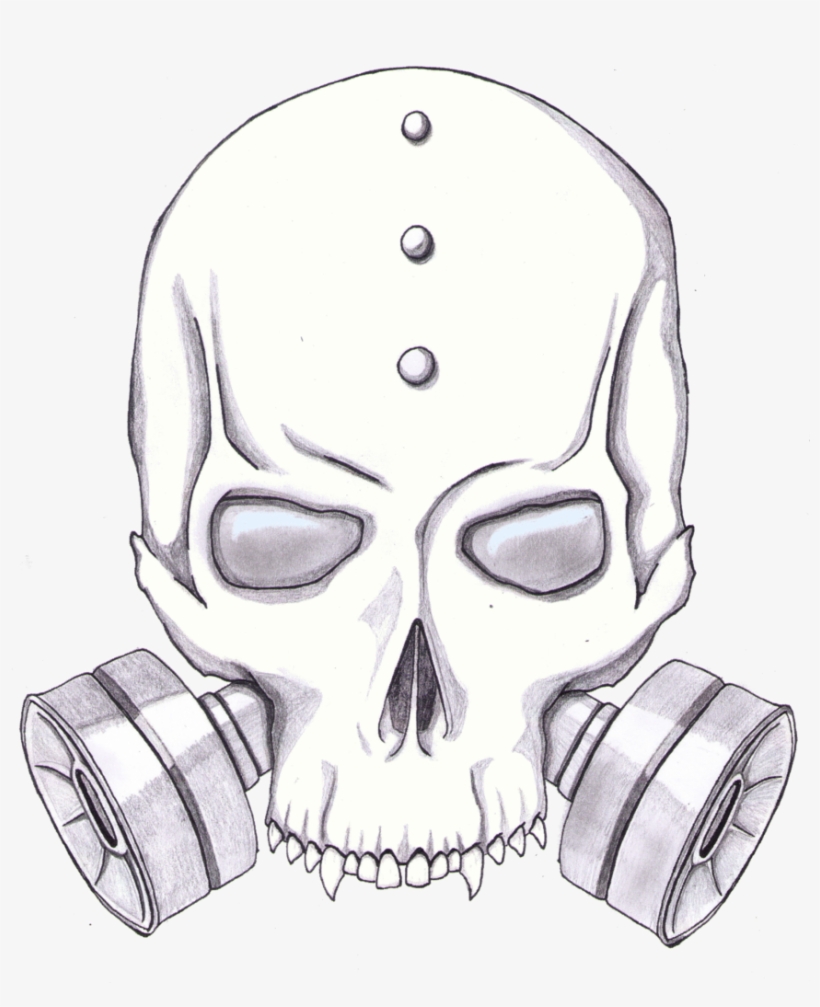 Dethmask Print - Skull, transparent png download