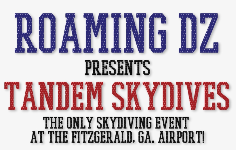 Skydive At The Only Real Skydiving Event In Fitzgerald, - Electric Blue, transparent png download