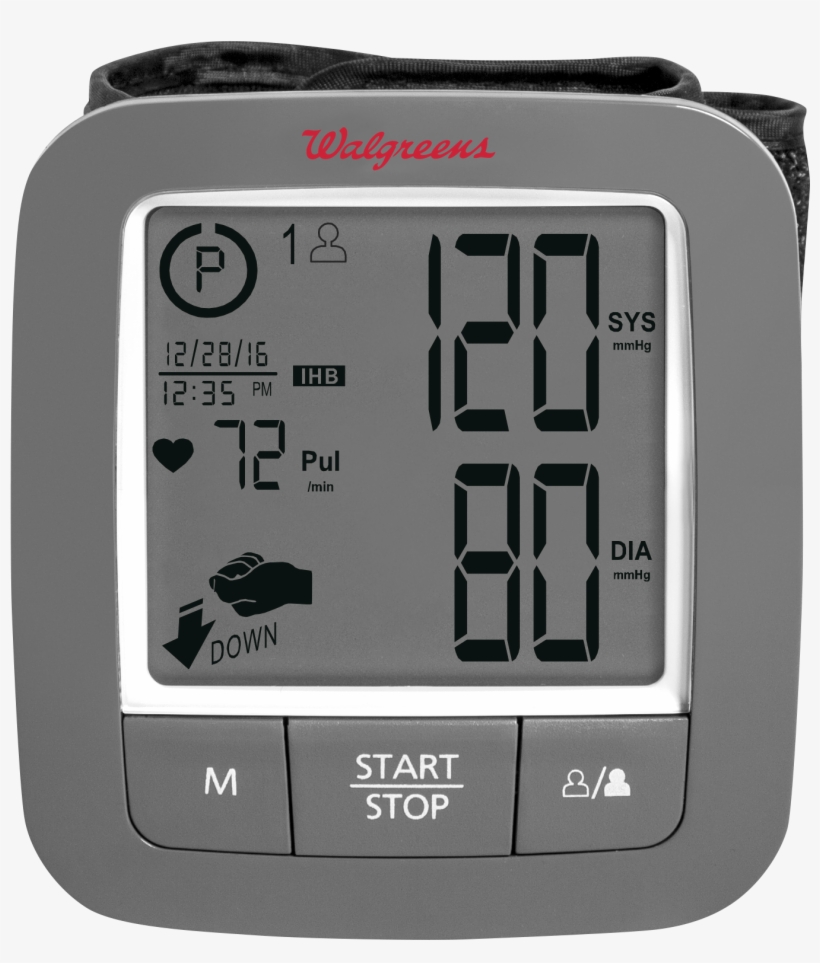 Deluxe Wrist Features - Blood Pressure Monitor, transparent png download